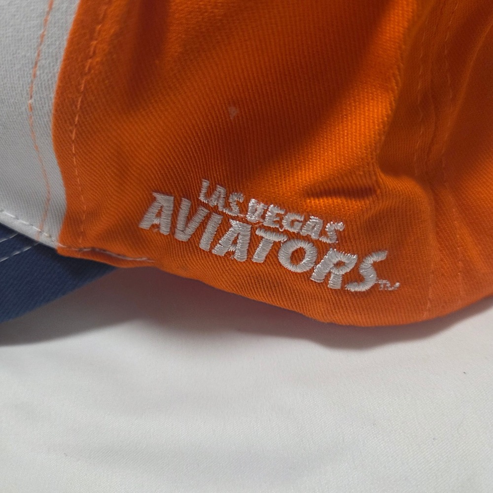 Las Vegas Aviators Baseball Cap Hat Orange White Navy Blue Station Casinos MiLB - Picture 5 of 7